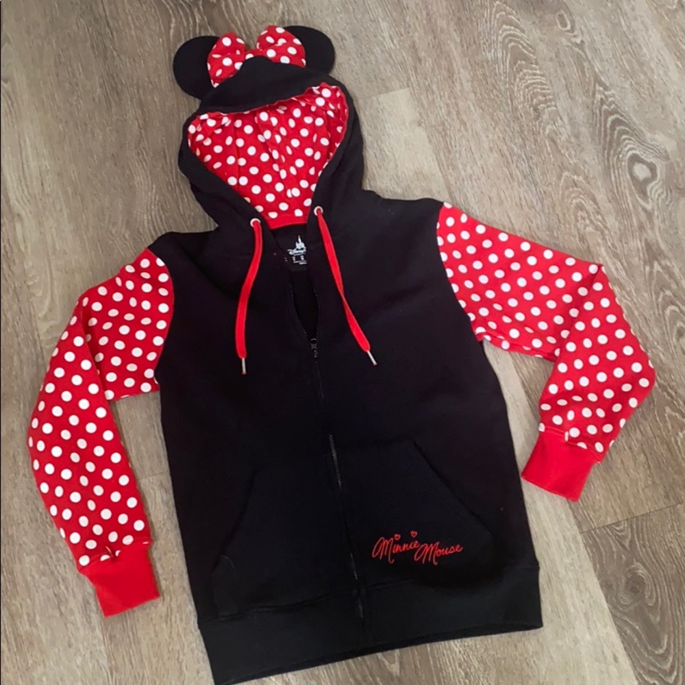Disney Minnie Mouse Zip up Hoodie S